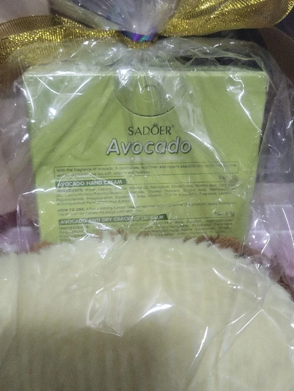 Avocado Hand Cream & Lip Balm Gift Set - Green